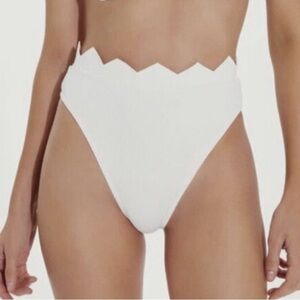 NWT ViX PAULA HERMANNY Imani Firenze Bikini Bottoms Small Hot Pants Buttons NEW